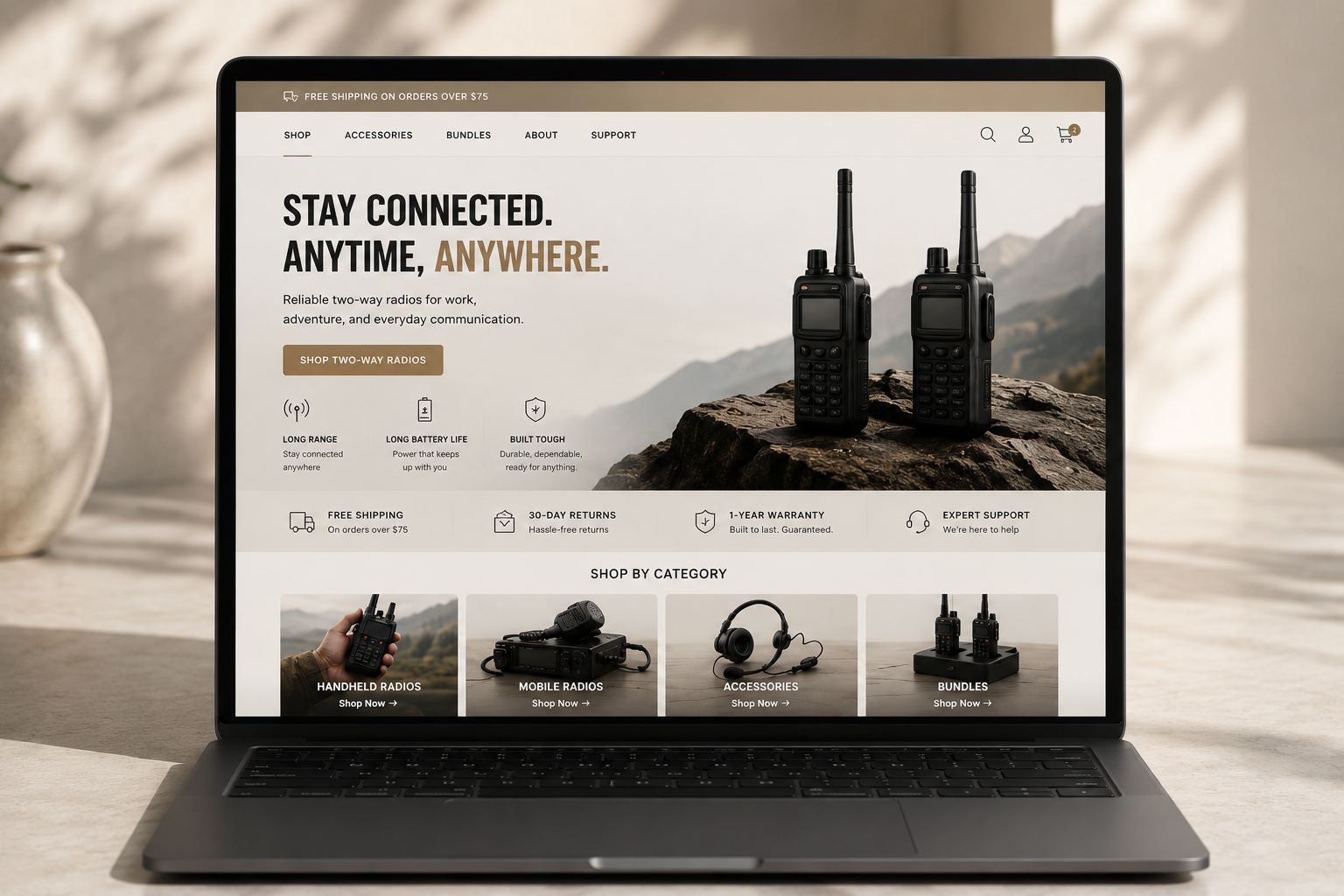 Home E-commerce website